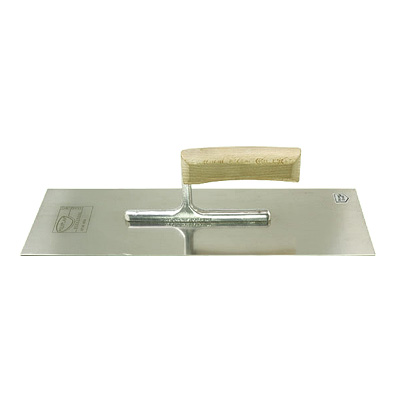 Close: Smoothing trowel stainless steel