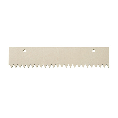 Close: Toothed rubber blade 26 cm