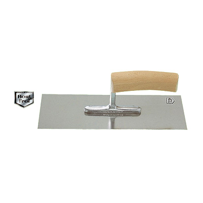 Close: Smoothing trowel small stainless steel