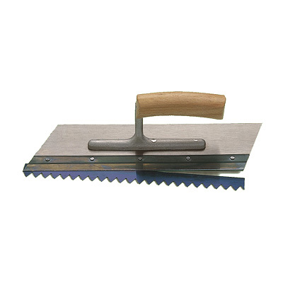 Close: Tooth trowel