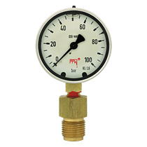 Pressure gauges with diaphragm