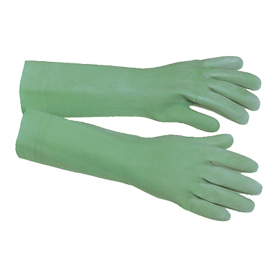 Close: Rubber gloves