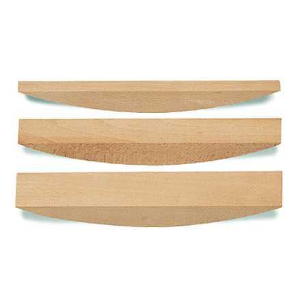 Close: Wooden smoothing tool