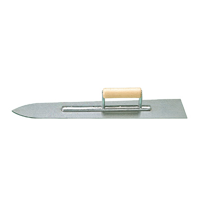 Close: Smoothing trowel, sword type, stainless steel