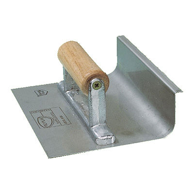 Close: Concave tapered trowel for floors