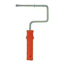Roller handle with hollow plastic handle