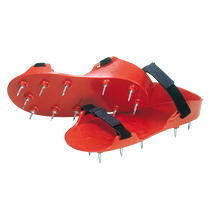 Spike slipper with velcro fastener